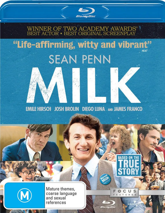 Milk (Blu-Ray) New & Sealed - Region B - All Elite DVDs