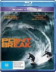 Point Break (NV) (Blu-Ray) New & Sealed - Region B - All Elite DVDs