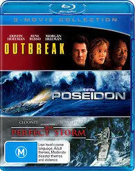 Outbreak / Poseidon / The Perfect Storm (Blu-Ray) New & Sealed - Reg B - All Elite DVDs