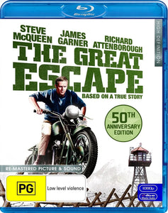 The Great Escape - 50th Anniversary Edition (Blu-Ray) Brand New & Sealed - Reg B - All Elite DVDs