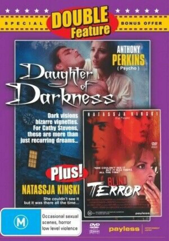Daughter Of Darkness / Blind Terror (DVD) Brand New & Sealed - Region 4 - All Elite DVDs