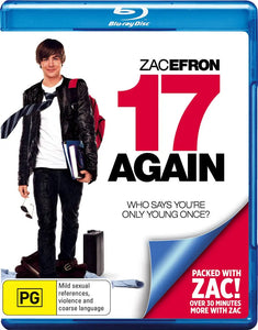 17 Again (Blu-Ray) New & Sealed - Region B - All Elite DVDs