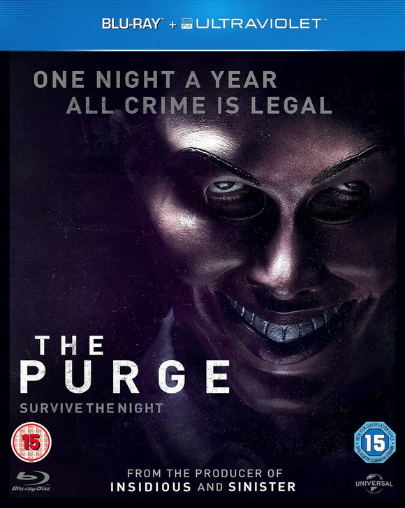 The Purge (UK) (Blu-Ray) New & Sealed - Region B - All Elite DVDs