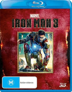 Iron Man 3 - 3D (Blu-Ray) New & Sealed - Region B - All Elite DVDs