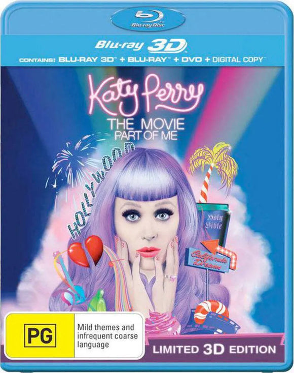 Katy Perry - The Move Part Of Me 3D (Blu-Ray) New & Sealed - Region B - All Elite DVDs