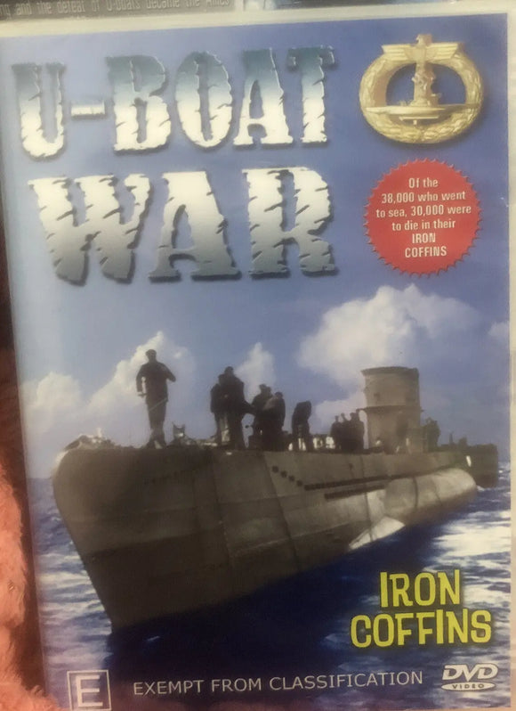 U-Boat War Iron Coffins (DVD) Brand New & Sealed - Region 4 - All Elite DVDs