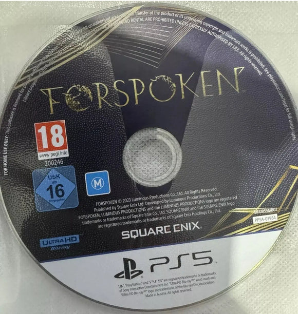 FORSPOKEN (PS5) Mint Condition - No Original Case (Like New) - All Elite DVDs