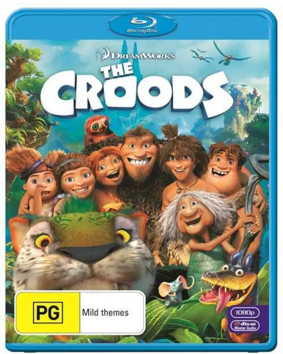 The Croods (Blu-Ray) Brand New & Sealed - Region B - All Elite DVDs
