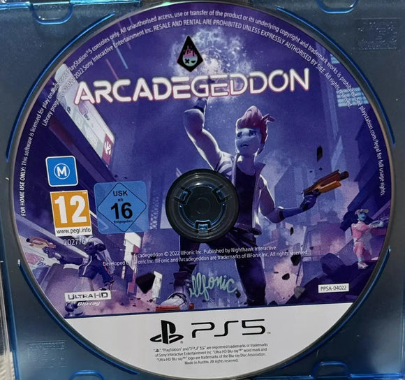 Arcadegeddon (PS5 Game) Mint Condition - No Case - All Elite DVDs