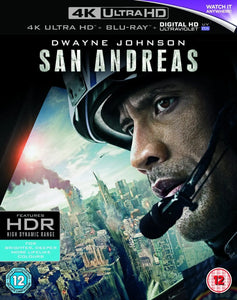 San Andreas (4K UHD + Blu-Ray) Brand New & Sealed - Region B - All Elite DVDs
