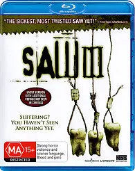 Saw III (Blu-Ray) New & Sealed - Region B - All Elite DVDs