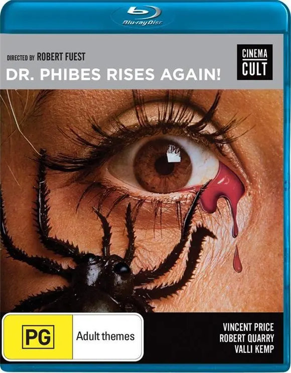 Dr. Phibes Rises Again (Blu-Ray) Brand New & Sealed - Region B - All Elite DVDs