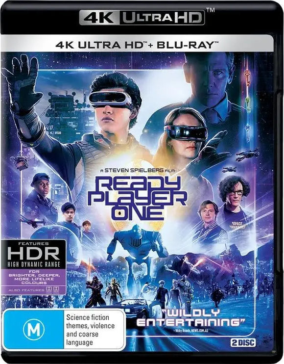 Ready Player One(4K-UHD/Blu-Ray)New & Sealed - Region Free - All Elite DVDs
