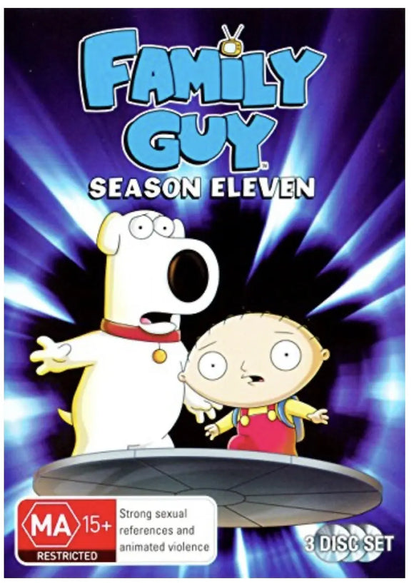 Family Guy : Season 11 (DVD) New & Sealed - Region 4 - All Elite DVDs