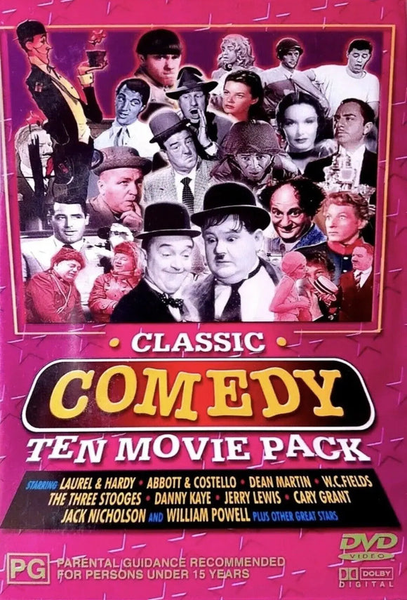 Classic Comedy : 10 Movie Pack (DVD) Brand New & Sealed - Region 4 - All Elite DVDs