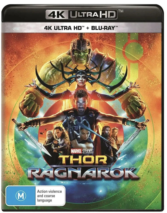 Thor Ragnarok (4K UHD + Blu-Ray) Brand New & Sealed - Region B - All Elite DVDs