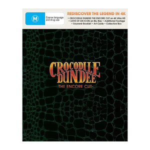 Crocodile Dundee (4K UHD + Blu-Ray) New & Sealed - Region Free - All Elite DVDs