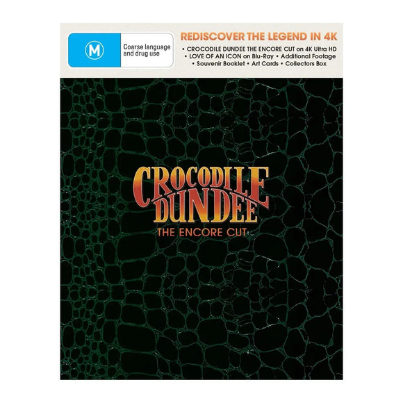 Crocodile Dundee (4K UHD + Blu-Ray) New & Sealed - Region Free - All Elite DVDs