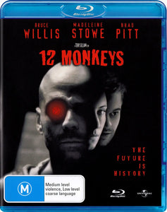 12 Monkeys (Blu-Ray) New & Sealed - Region B - All Elite DVDs