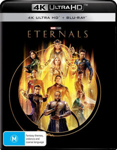 Eternals (4K UHD + Blu-Ray) Brand New & Sealed - Region B - All Elite DVDs