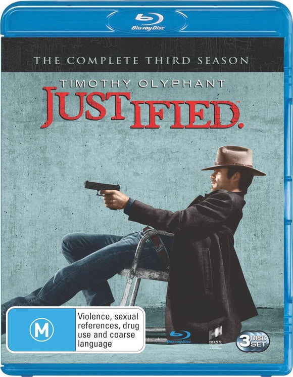 Justified - Season 3 (Blu-Ray) New & Sealed - Region B - All Elite DVDs