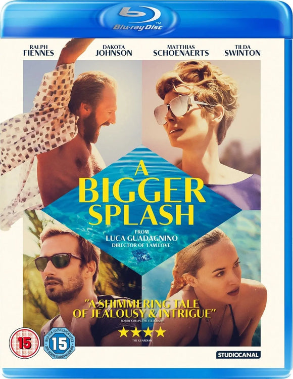 A Bigger Splash (UK) (Blu-Ray) New & Sealed - Region B - All Elite DVDs