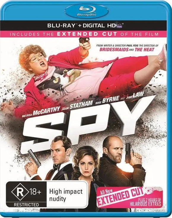 Spy - Extended Cut (Blu-Ray) Brand New & Sealed - Region B - All Elite DVDs