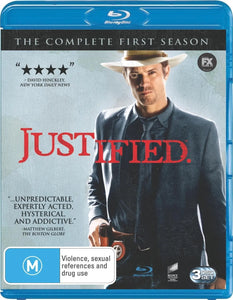 Justified - Season 1 (Blu-Ray) New & Sealed - Region B - All Elite DVDs