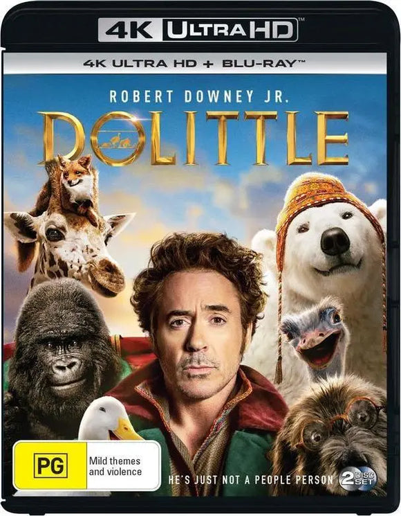 Dolittle (4K-UHD + Blu-Ray) New & Sealed New & Sealed - Region B - All Elite DVDs