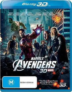 Marvel's Avengers 3D (Blu-Ray) New & Sealed - Region B - All Elite DVDs