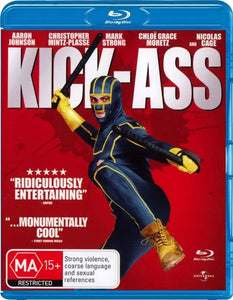Kick-Ass (Blu-Ray) New & Sealed - Region B - All Elite DVDs
