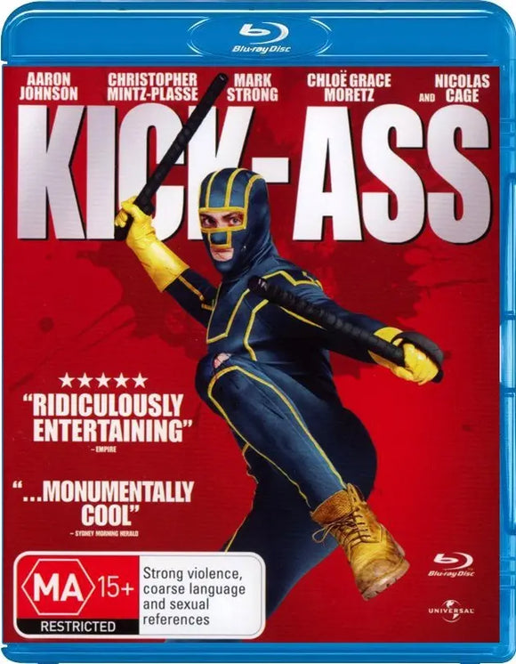 Kick-Ass (Blu-Ray) New & Sealed - Region B - All Elite DVDs
