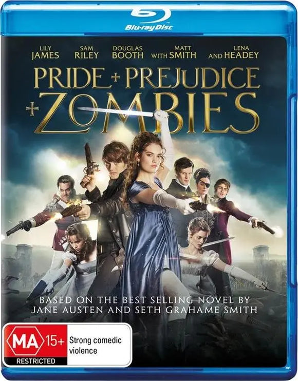 Pride Prejudice Zombies (Blu-Ray) New & Sealed - Region B - All Elite DVDs