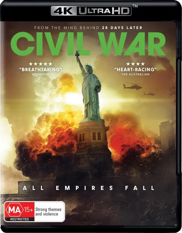 Civil War (4K-UHD)New & Sealed - Region Free - All Elite DVDs
