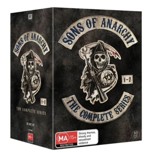 Sons Of Anarchy : The Complete Series (DVD) New & Sealed - Region 4 - All Elite DVDs