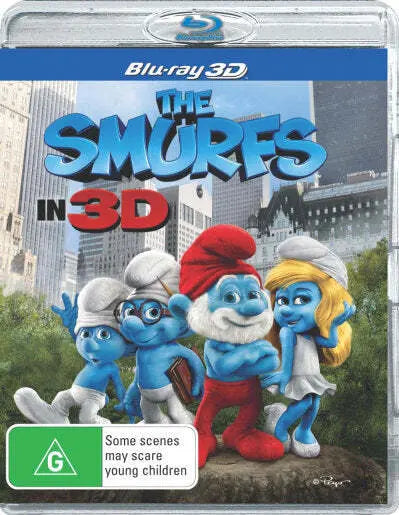 The Smurffs 3D (Blu-Ray) New & Sealed - Region B - All Elite DVDs