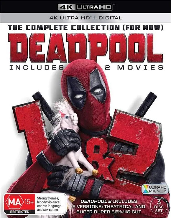Deadpool / Deadpool 2(4K-UHD)New & Sealed - Region Free - All Elite DVDs
