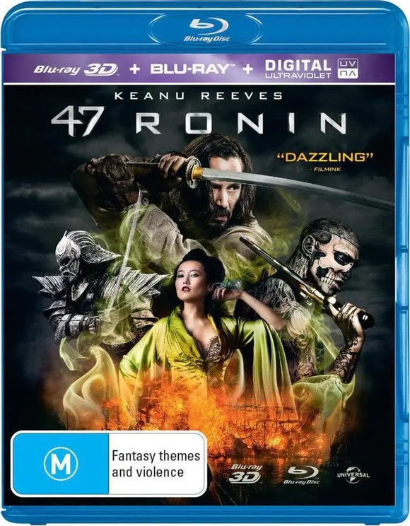 47 Ronin 3D (Blu-Ray) New & Sealed - Region B - All Elite DVDs