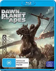 Dawn of The Planet Of the Apes (Blu-Ray) New & Sealed - Region B - All Elite DVDs