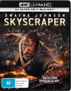 Skyscraper (4K UHD + Blu-Ray) Brand New & Sealed - Region B - All Elite DVDs