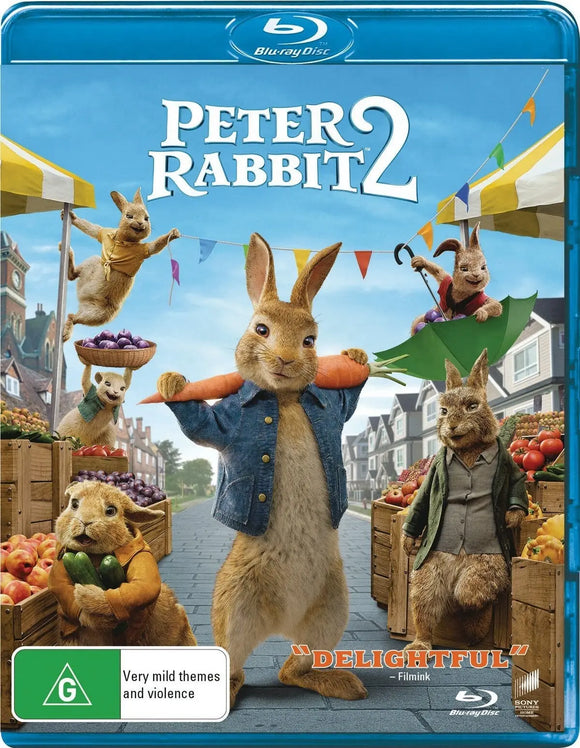 Peter Rabbit 2: The Runaway (Blu-Ray) Brand New & Sealed - Region B - All Elite DVDs