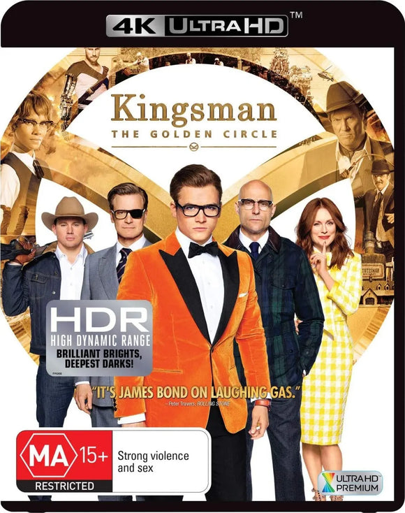 The Kingsman : The Golden Circle (4K-UHD)New & Sealed - Region Free - All Elite DVDs