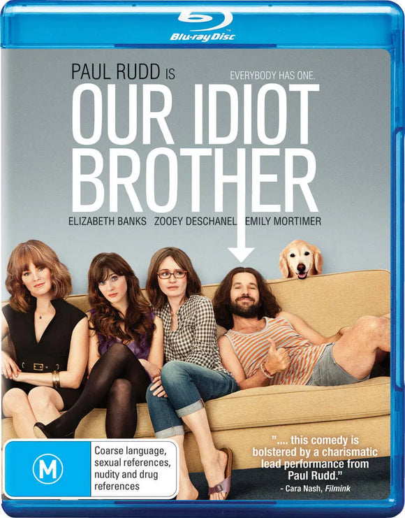 Our Idiot Brother (Blu-Ray) New & Sealed - Region B - All Elite DVDs