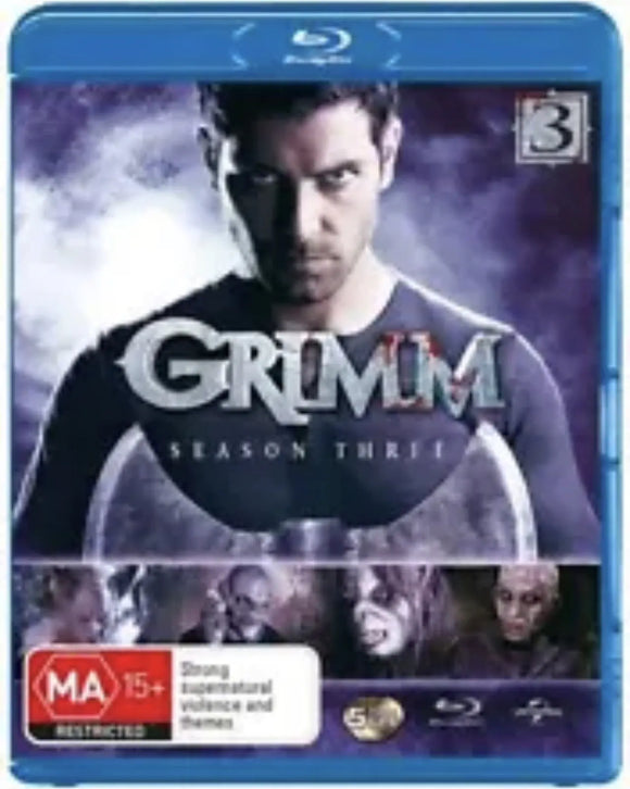 Grimm - Season 3 (Blu-Ray) Brand New & Sealed - Region B - All Elite DVDs