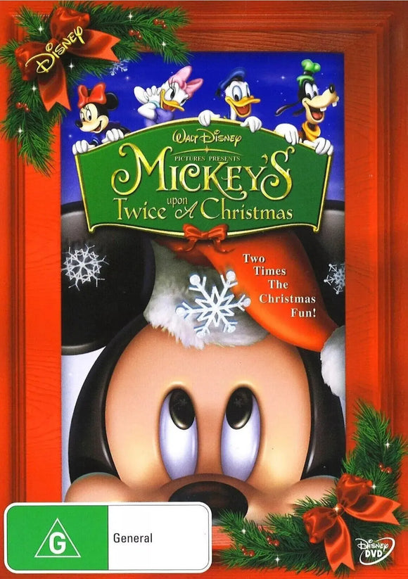 Mickey's Twice Upon A Christmas (DVD) Brand New & Sealed - Region 4 - All Elite DVDs