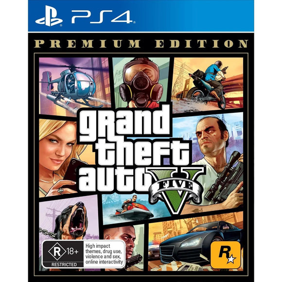 Grand Theft Auto V: Premium Edition (PlayStation 4 - PS4 Game) New & Sealed - All Elite DVDs