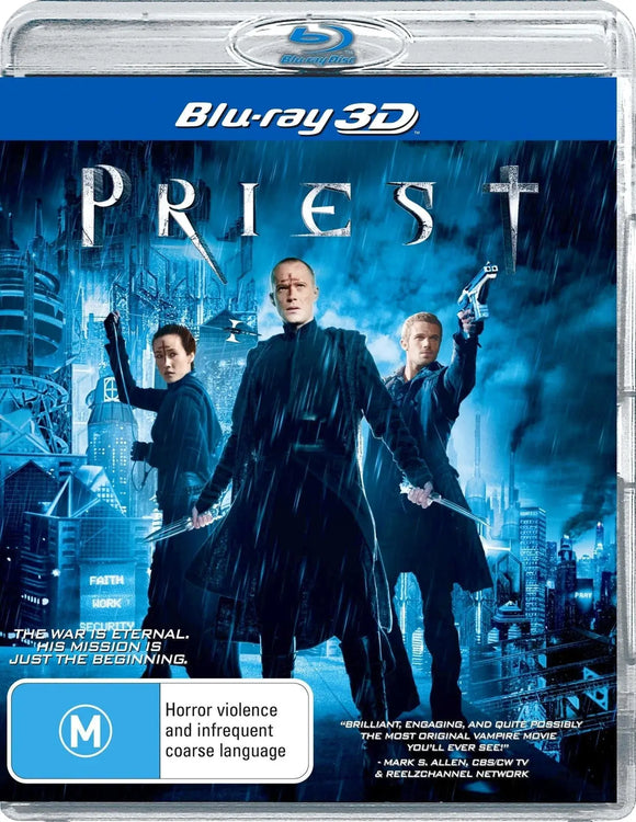 Priest 3D (Blu-Ray) New & Sealed - Region B - All Elite DVDs