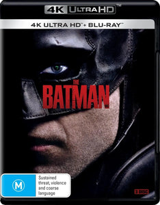 The Batman (4K UHD + Blu-Ray) Brand New & Sealed - Region B - All Elite DVDs