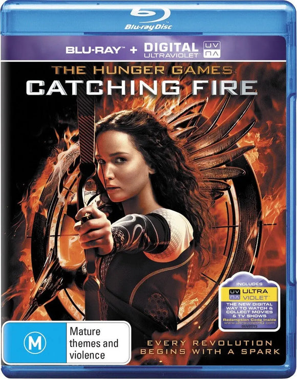 The Hunger Games - Catching Fire (Blu-Ray) Brand New & Sealed - Region B - All Elite DVDs