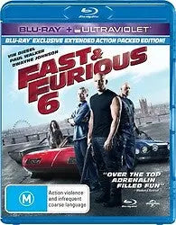 Fast & Furious 6 (Blu-Ray) New & Sealed - Reg B - All Elite DVDs